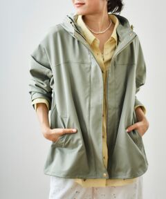 le.coeur blanc / ルクールブラン ブルゾン | ツイルストレッチフードブルゾン