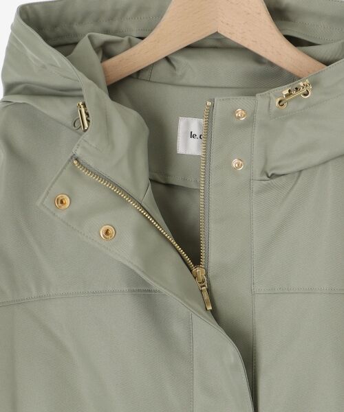 le.coeur blanc / ルクールブラン ブルゾン | ツイルストレッチフードブルゾン | 詳細15