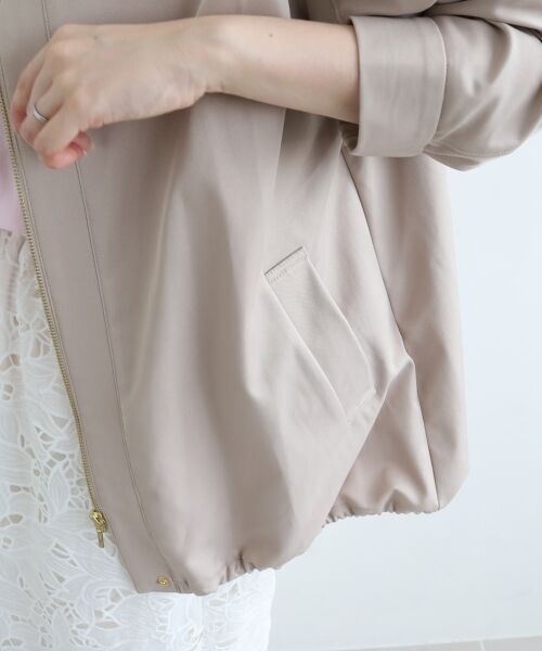 le.coeur blanc / ルクールブラン ブルゾン | ツイルストレッチフードブルゾン | 詳細25