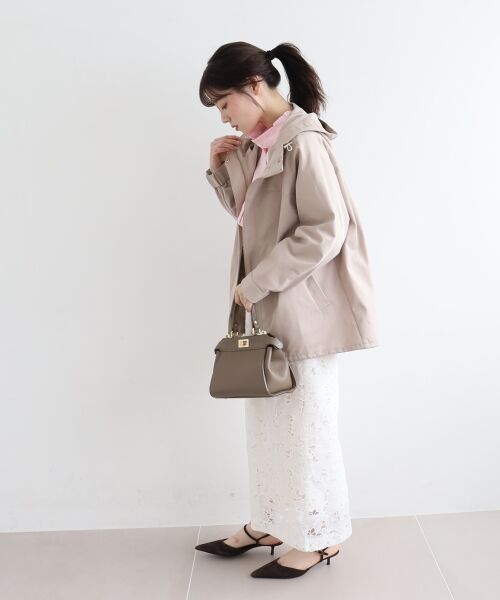 le.coeur blanc / ルクールブラン ブルゾン | ツイルストレッチフードブルゾン | 詳細28