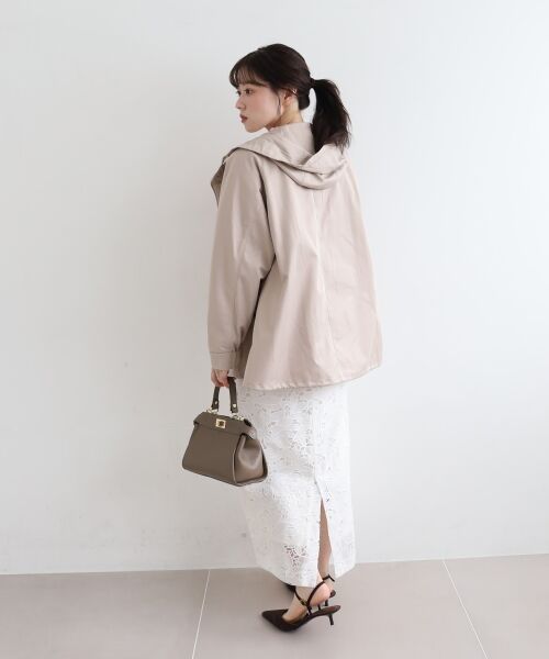 le.coeur blanc / ルクールブラン ブルゾン | ツイルストレッチフードブルゾン | 詳細29