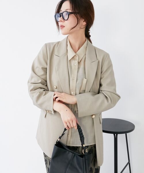 le.coeur blanc / ルクールブラン その他アウター | ダブルブレストジャケット | 詳細12