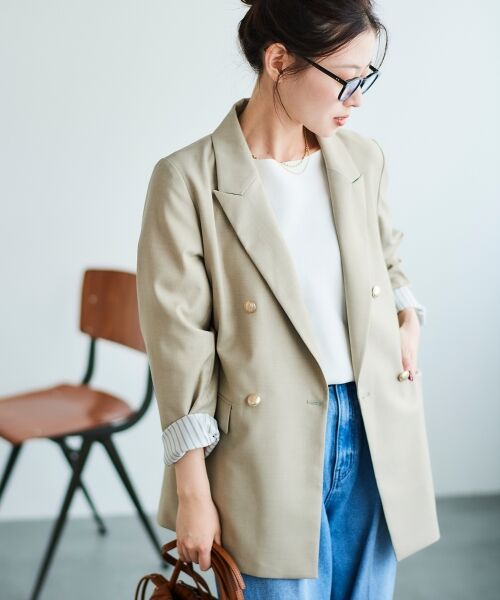 le.coeur blanc / ルクールブラン その他アウター | ダブルブレストジャケット | 詳細2