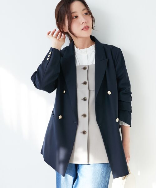 le.coeur blanc / ルクールブラン その他アウター | ダブルブレストジャケット | 詳細24