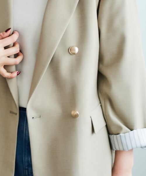le.coeur blanc / ルクールブラン その他アウター | ダブルブレストジャケット | 詳細5