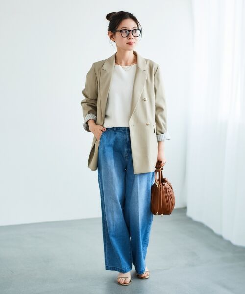 le.coeur blanc / ルクールブラン その他アウター | ダブルブレストジャケット | 詳細8