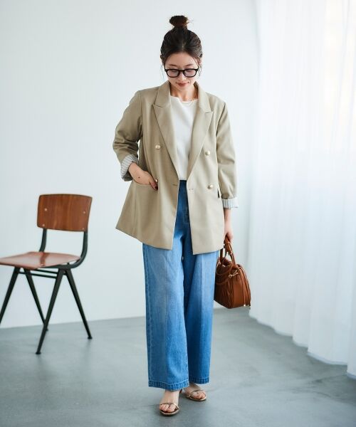 le.coeur blanc / ルクールブラン その他アウター | ダブルブレストジャケット | 詳細9