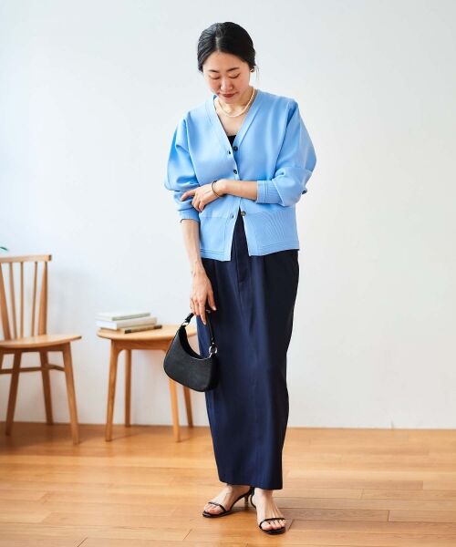 le.coeur blanc / ルクールブラン カーディガン・ボレロ | 《手洗い可能》スムースニットVネックカーディガン | 詳細24