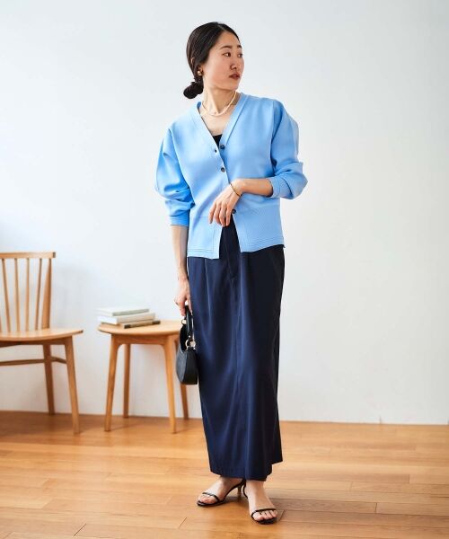 le.coeur blanc / ルクールブラン カーディガン・ボレロ | 《手洗い可能》スムースニットVネックカーディガン | 詳細25