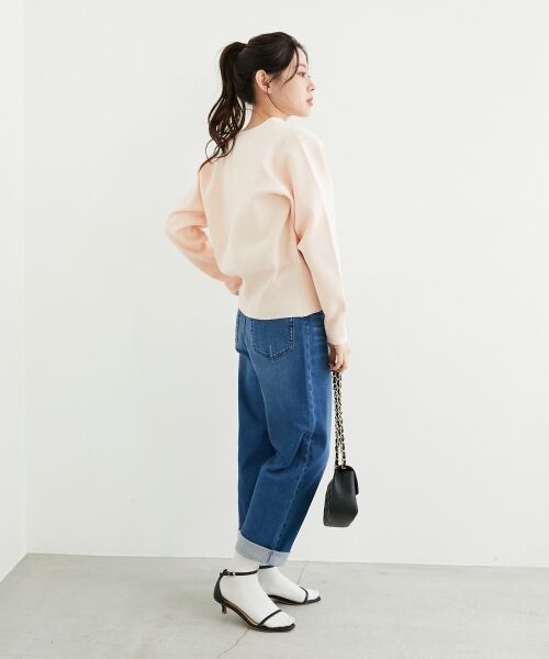 le.coeur blanc / ルクールブラン カーディガン・ボレロ | 《手洗い可能》スムースニットVネックカーディガン | 詳細8