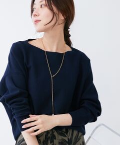 le.coeur blanc / ルクールブラン ニット・セーター | 《手洗い可能》ミラノリブ裾ラウンドプルオーバー