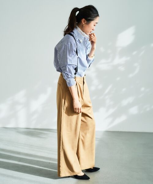 le.coeur blanc / ルクールブラン シャツ・ブラウス | 《手洗い可能》ビジューカラーシャツ | 詳細10