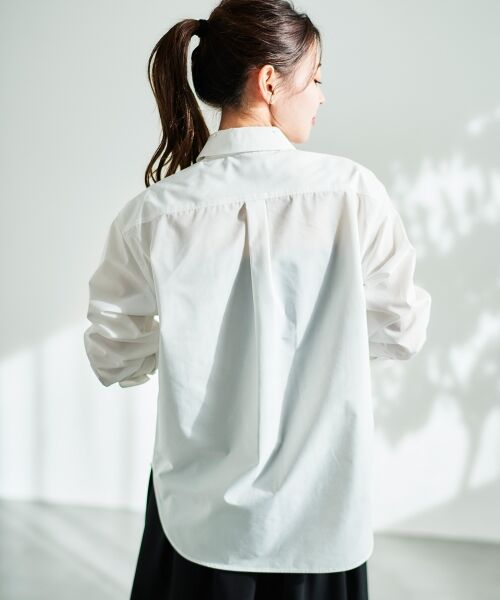 le.coeur blanc / ルクールブラン シャツ・ブラウス | 《手洗い可能》ビジューカラーシャツ | 詳細18