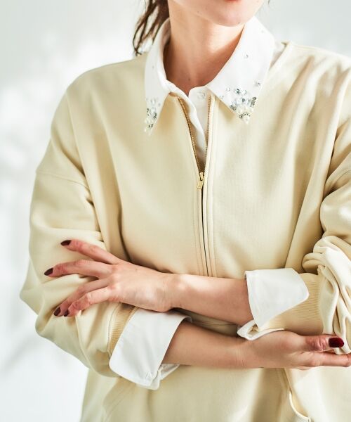 le.coeur blanc / ルクールブラン シャツ・ブラウス | 《手洗い可能》ビジューカラーシャツ | 詳細23