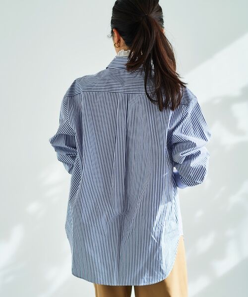 le.coeur blanc / ルクールブラン シャツ・ブラウス | 《手洗い可能》ビジューカラーシャツ | 詳細8