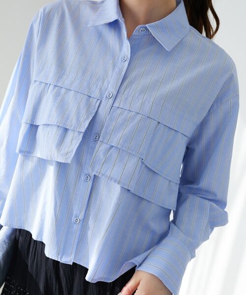 le.coeur blanc / ルクールブラン シャツ・ブラウス | ティアードフリルシャツ | 詳細14