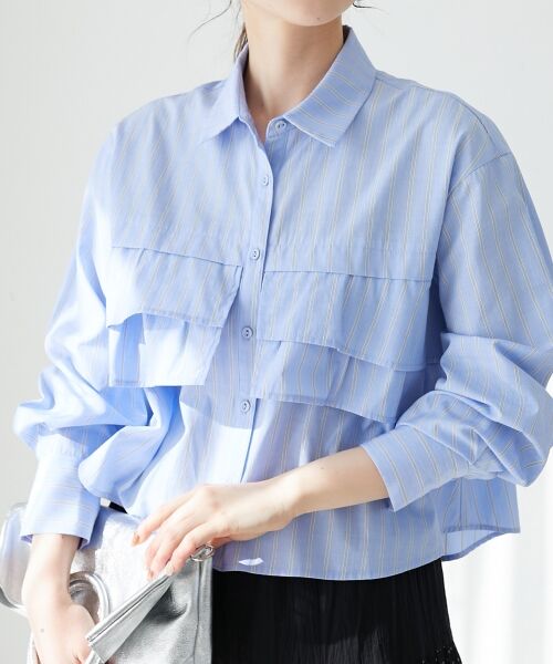 le.coeur blanc / ルクールブラン シャツ・ブラウス | ティアードフリルシャツ | 詳細15