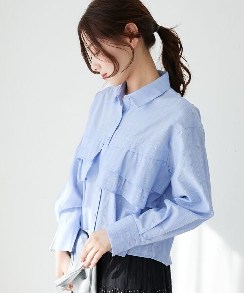 le.coeur blanc / ルクールブラン シャツ・ブラウス | ティアードフリルシャツ | 詳細17