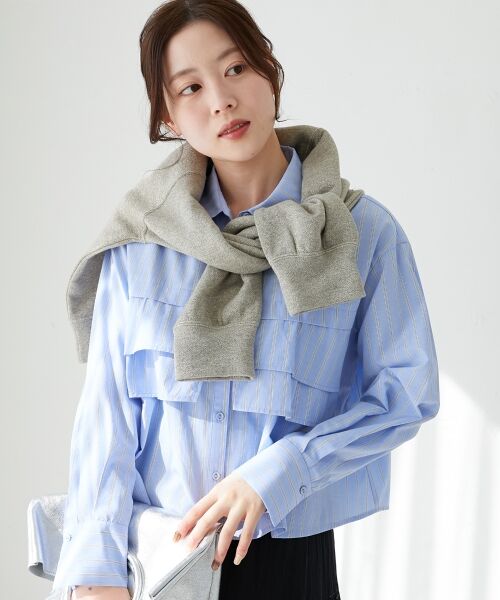 le.coeur blanc / ルクールブラン シャツ・ブラウス | ティアードフリルシャツ | 詳細20