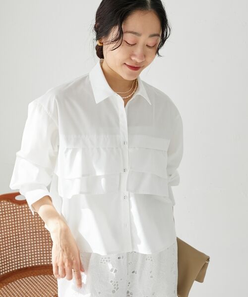 le.coeur blanc / ルクールブラン シャツ・ブラウス | ティアードフリルシャツ | 詳細29