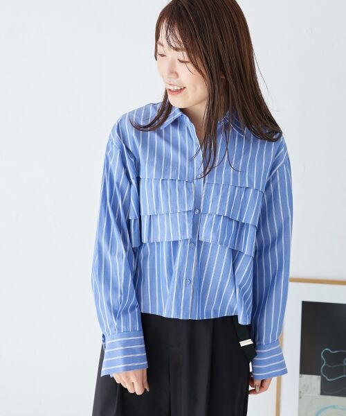 le.coeur blanc / ルクールブラン シャツ・ブラウス | ティアードフリルシャツ | 詳細8