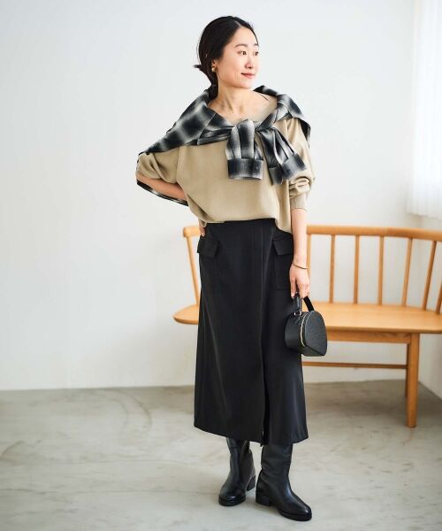 le.coeur blanc / ルクールブラン シャツ・ブラウス | 《手洗い可能》オンブレチェックオーバーシャツ | 詳細20