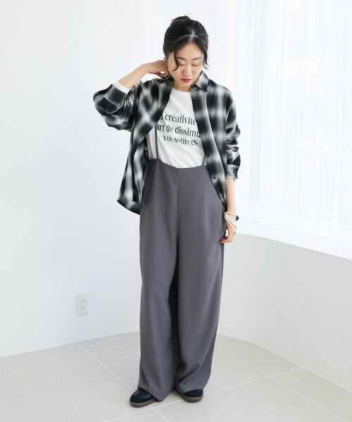 le.coeur blanc / ルクールブラン シャツ・ブラウス | 《手洗い可能》オンブレチェックオーバーシャツ | 詳細8