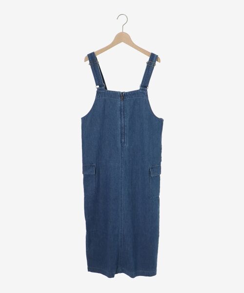 le.coeur blanc / ルクールブラン ロング・マキシ丈ワンピース | ヘンプデニムジャンスカ | 詳細1