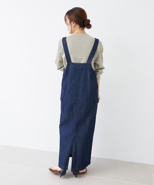 le.coeur blanc / ルクールブラン ロング・マキシ丈ワンピース | ヘンプデニムジャンスカ | 詳細19