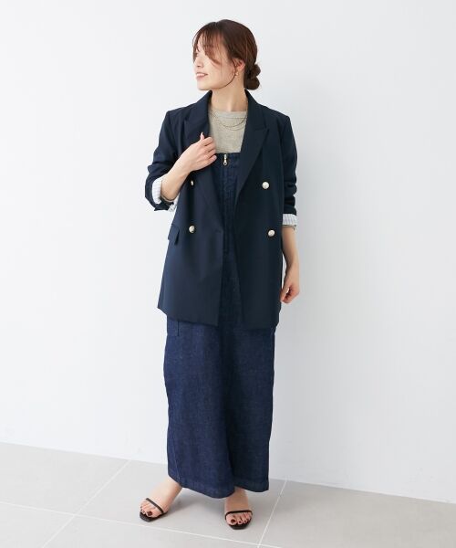 le.coeur blanc / ルクールブラン ロング・マキシ丈ワンピース | ヘンプデニムジャンスカ | 詳細21