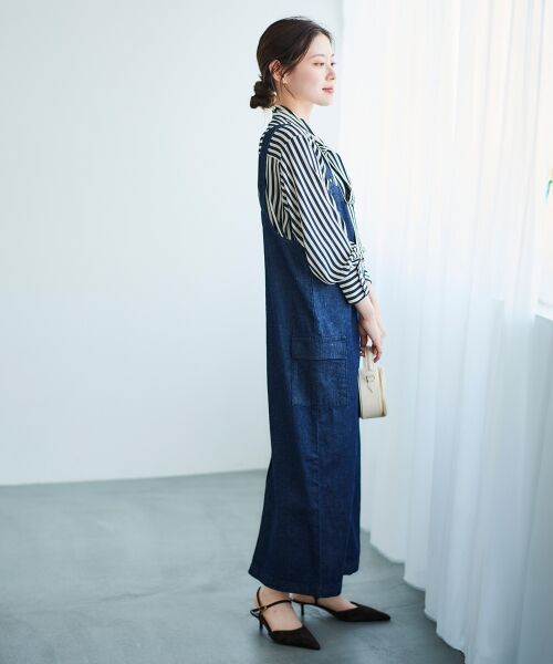 le.coeur blanc / ルクールブラン ロング・マキシ丈ワンピース | ヘンプデニムジャンスカ | 詳細23