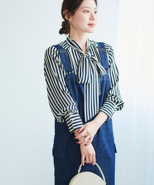 le.coeur blanc / ルクールブラン ロング・マキシ丈ワンピース | ヘンプデニムジャンスカ | 詳細25