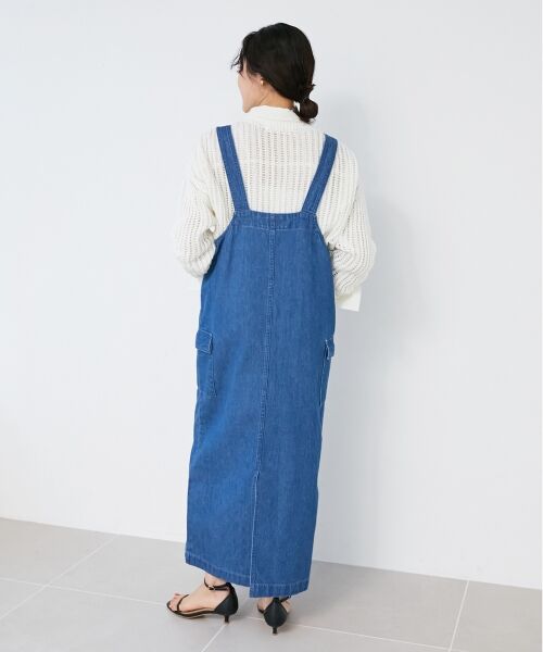 le.coeur blanc / ルクールブラン ロング・マキシ丈ワンピース | ヘンプデニムジャンスカ | 詳細4