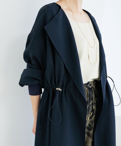 le.coeur blanc / ルクールブラン ブルゾン | 《手洗い可能》タンブラーオックスロングブルゾンコート | 詳細12