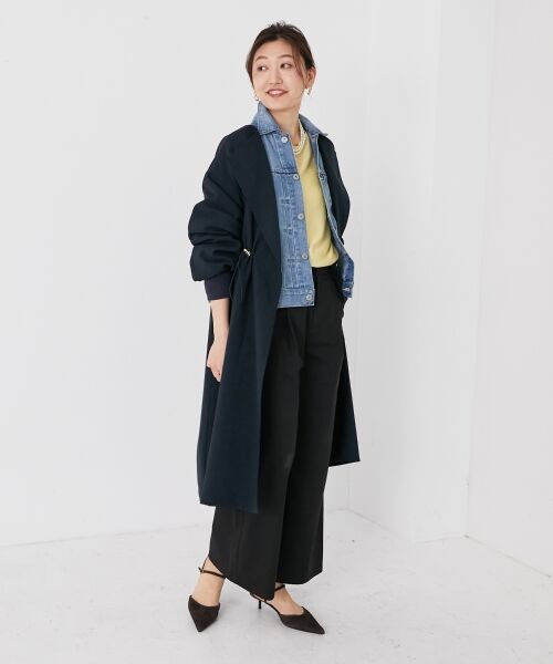 le.coeur blanc / ルクールブラン ブルゾン | 《手洗い可能》タンブラーオックスロングブルゾンコート | 詳細14