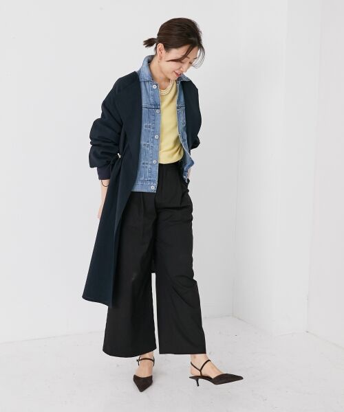 le.coeur blanc / ルクールブラン ブルゾン | 《手洗い可能》タンブラーオックスロングブルゾンコート | 詳細15