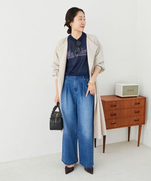 le.coeur blanc / ルクールブラン ブルゾン | 《手洗い可能》タンブラーオックスロングブルゾンコート | 詳細25