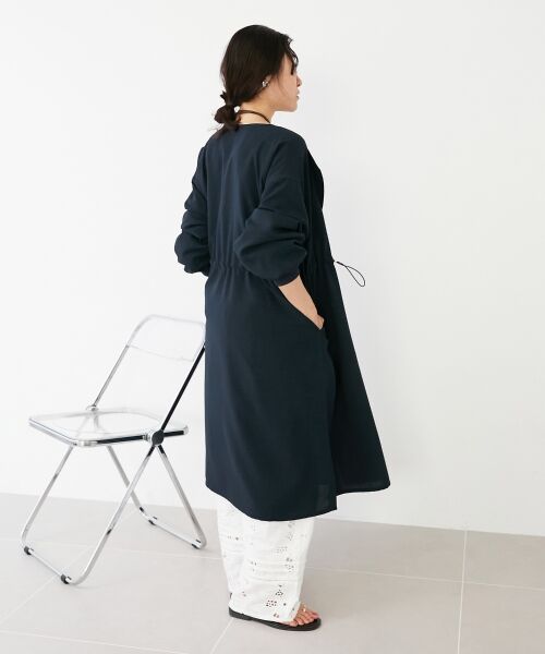 le.coeur blanc / ルクールブラン ブルゾン | 《手洗い可能》タンブラーオックスロングブルゾンコート | 詳細6