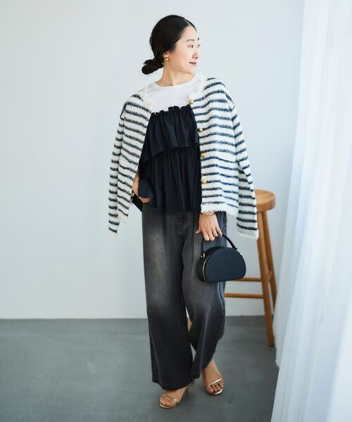 le.coeur blanc / ルクールブラン カットソー | ビスチェライクドッキングプルオーバー | 詳細21