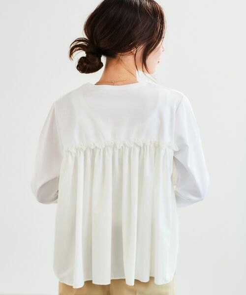 le.coeur blanc / ルクールブラン カットソー | ビスチェライクドッキングプルオーバー | 詳細4