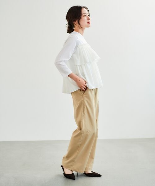 le.coeur blanc / ルクールブラン カットソー | ビスチェライクドッキングプルオーバー | 詳細7