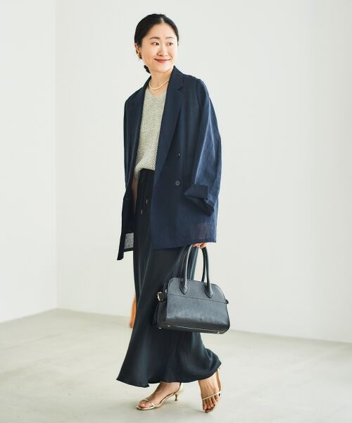 le.coeur blanc / ルクールブラン ベスト | 《手洗い可能》スパンコールメッシュ2WAYニットベスト | 詳細15