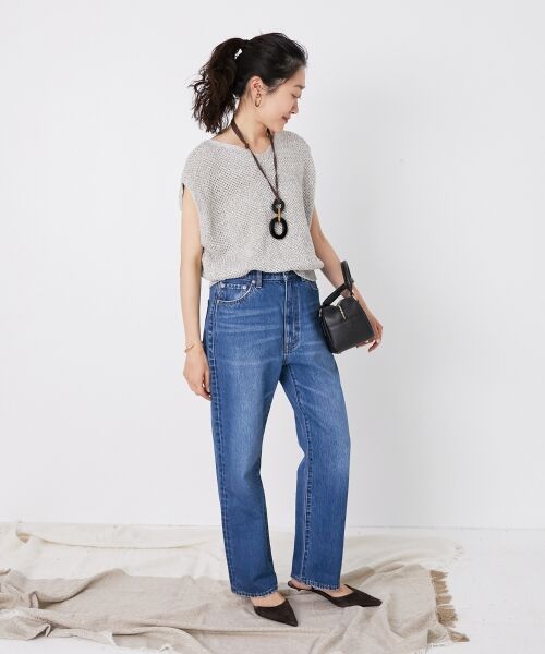 le.coeur blanc / ルクールブラン ベスト | 《手洗い可能》スパンコールメッシュ2WAYニットベスト | 詳細20