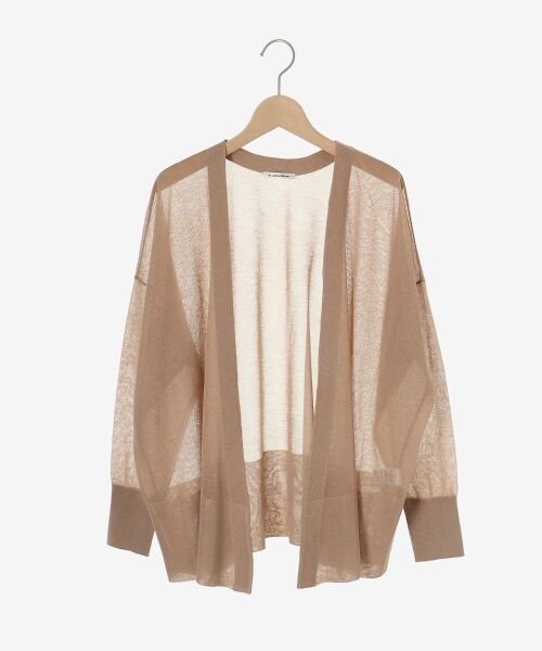 le.coeur blanc / ルクールブラン カーディガン・ボレロ | 《手洗い可能》シアーミドル丈カーディガン | 詳細20