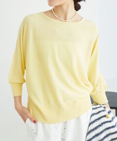 le.coeur blanc / ルクールブラン ニット・セーター | 《手洗い可能》ハイゲージドルマンプルオーバー