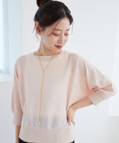 le.coeur blanc / ルクールブラン ニット・セーター | 《手洗い可能》ハイゲージドルマンプルオーバー