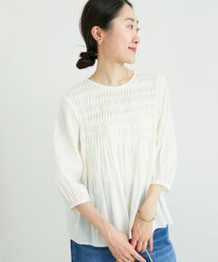 le.coeur blanc / ルクールブラン シャツ・ブラウス | 変形タックギャザーブラウス