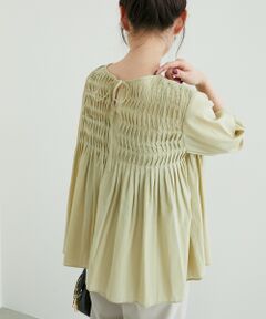 le.coeur blanc / ルクールブラン シャツ・ブラウス | 変形タックギャザーブラウス