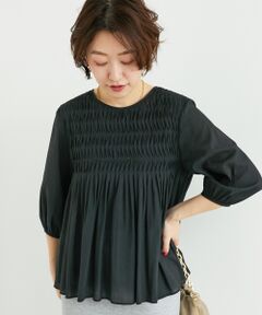 le.coeur blanc / ルクールブラン シャツ・ブラウス | 変形タックギャザーブラウス