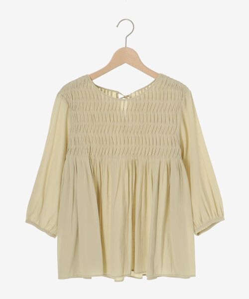 le.coeur blanc / ルクールブラン シャツ・ブラウス | 変形タックギャザーブラウス | 詳細12